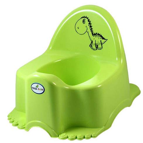 Orinal musical colorido diseño - dinosaurio verde verde