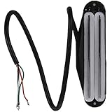  Dual Hot Rail Blaster Humbucker Humbucker Tonabnehmer für ST TL Strat Squier E-Gitarre Zigarren Box Gitarre weiß Korpus