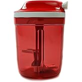 Tupperware Chef Multi-Chef Kırmızı S&uuml;personik, Kesme ve D&ouml;vme Speedy Girl i&ccedil;in
