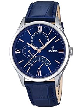 Festina Herren-Armbanduhr Analog Quarz Leder F16823/3