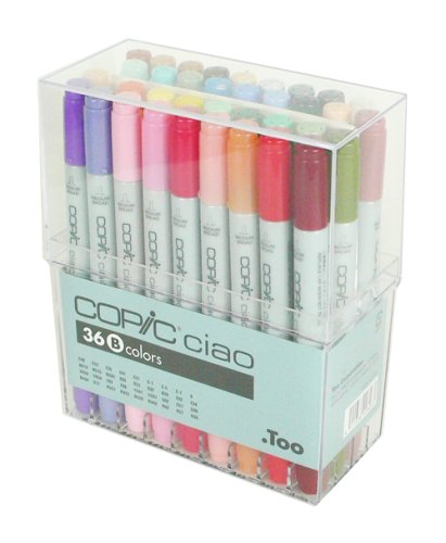 détail Copic Ciao Série B Pochette de 36 marqueurs (Import Royaume Uni)