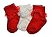 3 pairs of Baby Socks with Lace Age 6-12 Months