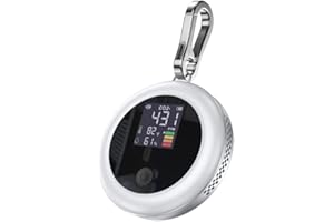 INFURIDER Mini CO2 Messgerät, 3-in-1 CO2-Tester, Temperatur- und Luftfeuchtigkeits-Luftanalysator, NDIR-Sensor, CO2-Monitor, Digitales CO2 Detektor, Luftqualitätsmonitor für Zuhause, Schule, Büro, Reisen