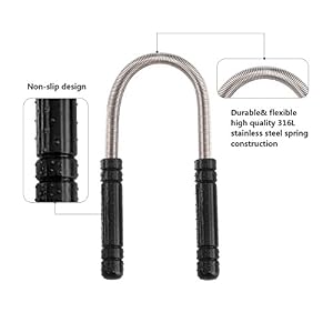 Spring Facial Epilator and 1 Stainless Steel Eyebrow Tweezers Facial Roller Bar Epilator Remove Unwanted Facial Hair… - Image 2