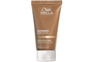 Wella Professionals Ultimate Smooth Hair Mask – närande hårbehandling med squalan & Omega 9 – för torrt, trubbigt och örthår