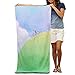 Produktbild lilihome Bath Towel Grass Ride Cartoon Patterned Soft Beach Towel 31"x 51" Towel with Unique Design