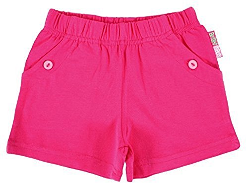 Bright Bots Baby Girls Cotton Shorts - Pink (2/3 Years)