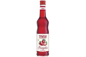 TOSCHI 740 g - Distributeur à la fraise pour granités et cocktails en bouteille pour bars, glaces et pâtisseries.