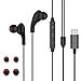 Produktbild aceyoon Noise Cancelling in Ear kopfhöre USB C Headset mit Mikrofon und Lautstärkeregler Rauschunterdrückung Typ C Headphone Kompatibel für HTC Moto Z Serie Google Pixel 2 New Huawei Mate10 P20