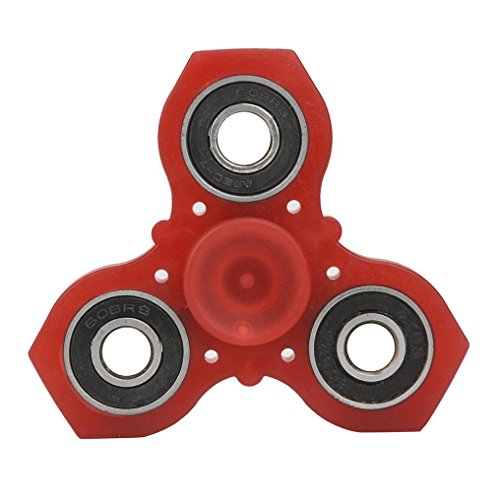 Hand Fidget Spinner,Omiky Aluminium Alloy EDC Fidget Spinner Finger Groy Toy for SBDX ADD ADHD Anxiety Autism Suffers (Red/ABS) Hand Fidget Spinner,Omiky Aluminium Alloy EDC Fidget Spinner Finger Groy Toy for SBDX ADD ADHD Anxiety Autism Suffers (Red/ABS)