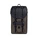 Produktbild Herschel Little America Rucksack aus Stoff und Gummi, Schwarz, Braun – Rucksäcke (Stoff, Gummi, Schwarz, Braun, einfarbig, Unisex, 38,1 cm, mit Kordel und Reißverschluss)