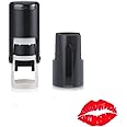 Red Lips Stamp – Self Inking Red Ink Stamper – Approx. 11mm