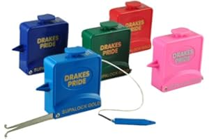 Drakes Pride Supalock Gold 9ft String Bowls Measure plus Calipers