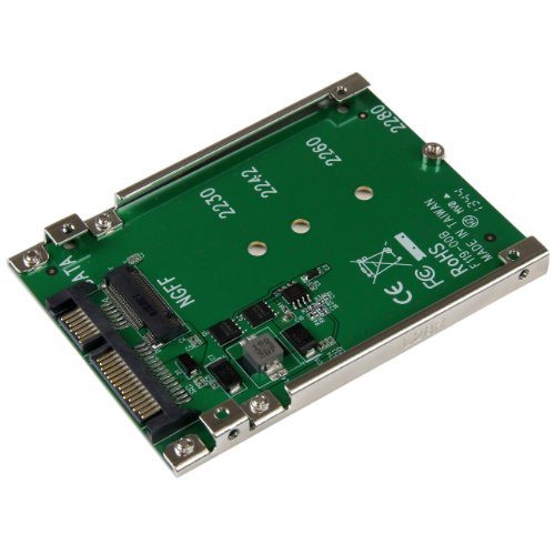 Startech com SAT32M225 - Adaptador conversor SSD M 2 NGFF a SATA de 2 5 