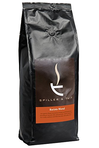 Spiller & Tait Barista mezcla granos de café 1 kg Bolsa - Fresh roasted - apto para todas las máquinas de café