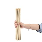 Lumanuby 90 x Holz Grillspieße Marinaden Sticks, Einweg-Grill Utensilien Bambus Party Sticks, Perfekt – Bild 5