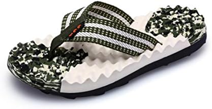 RoseFinch Fang Womens Massage Flip Flops Men Pool Beach Slipper &amp; Summer Sandals Water Shoes (8.5 UK, Green)