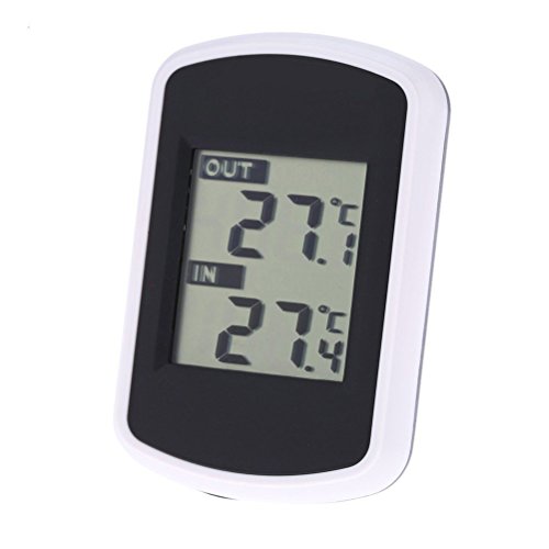 WINOMO LCD Digital Funk Thermometer Für Den Innen Außen temperaturmessung Hygrometer - 4