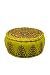 Produktbild Orientalischer runder Pouf aus Baumwolle 50cm inklusive Füllung | Marokkanisches Sitzkissen Sitzpouf Kissen Haydar ø 50cm Rund | Marokkanischer Hocker Sitzhocker Fusshocker bestickt