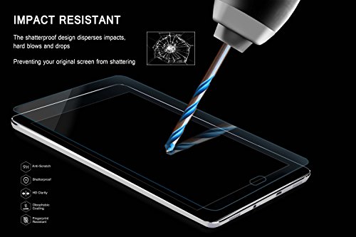 Forefront Cases® [HD KLARHEIT] Gehärtetes Glas Bildschirm Schutz Protektor Folie für Samsung Galaxy Tab A 7.0 SM-T280 [ULTRA DÜNN nur 0.3mm] - 8