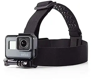 HIFFIN Head Strap Mount Compatible with GoPro Hero 9, 8 Black, Hero 7 Black, 7 Silver, 7 White, Hero 6, 5, 4, Session, 3+, 3, 2, 1, Hero (2018), Fusion, DJI Osmo Action Cameras (Go Pro Head Strap)