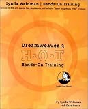 Dreamweaver 3, w. CD-ROM, Engl. ed. (Lynda Weinman's Hands-On Training) by
