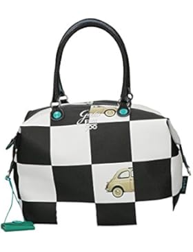 Gabs shopping bag large chess convertible Fiat 500 multicolor