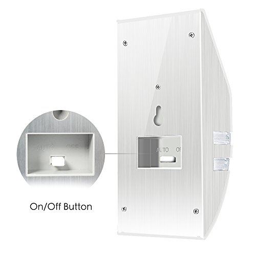 PROZOR Wireless Solar LED Leuchten Solar-Leuchte, LED, wasserdicht, mit Bewegungsmelder Sensorleuchte mit Edelstahl-Geh?use f¨¹r Zaun Weg, Etc. - 6