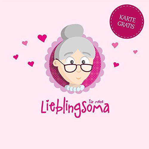 Oma Geschenk zum Geburtstag oder Weihnachten * Oma Ofenhandschuhe * Ofenhandschuhe Set (Ofenhandschuhe Paar, 2 Stück) bedruckt – Ofenhandschuhe pink und grau „Für meine Lieblingsoma“ mit GRATIS Glückwunschkarte – tolles Weihnachtsgeschenk für Oma: Oma Ofenhandschuhe lustig von MyOma - 2