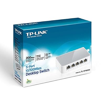 TP-Link TL-SF1005D Switch 5 Ports 10/100Mbps (Bureau, Boîtier Plastique)