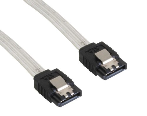 InLine SATA Anschlusskabel 0,5m - transparent