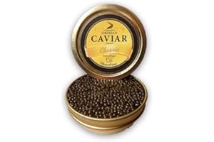 BEST OF HUNGARY Siberian Sturgeon Caviar 50g - Great Taste Award Winner - Classic & Mallosol