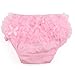 ANDI ROSE Baby Girl Ruffle Panties Bloomers Diaper Cover Underwear 6-12 Month (Pink)
