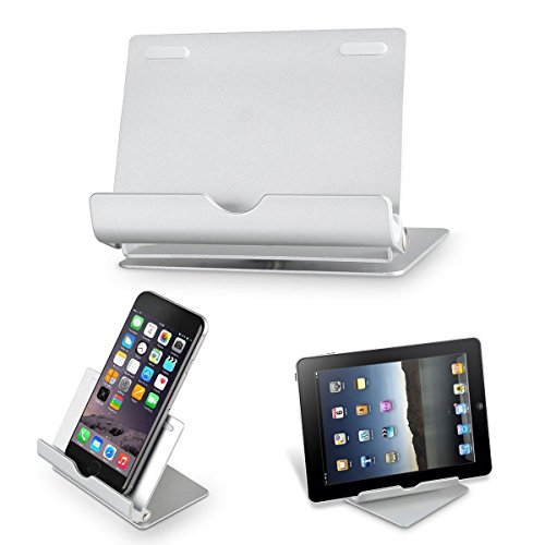 AMANKA Tablet-Halter 360 ° drehbarer Aluminiumlegierung, Tischplattenhalter, Tablet Docks Ständer für iPad und E-Reader und Smartphones usw - 7