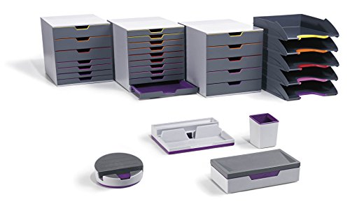 Durable 770557 Varicolor Ablageschalen Set, 5 Stück, anthrazit - 7