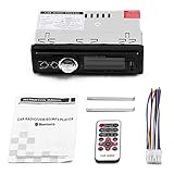 Bluetooth-Gerät und Hochleistungsverstärker liefern klares Audio, genießen Sie Musik von Bluetooth-Gerät des Radio-Player oder dem USB-Anschluss des Autoradio