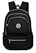 Produktbild HopeEye Rucksack Damen Großer Schulrucksack Reiserucksack Laptoptasche Fashion Haltbare Camping Outdoor Casual Luxuriös Schön Schwarz