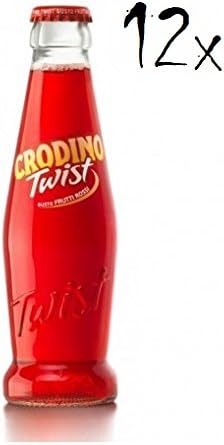 12x San Pellegrino Crodino Twist 175ml Non Alcoholic Wildberry Aperitif Drink Beverage