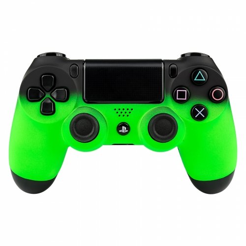 PS4 Oberschale für Dualshock 4 Controller - Soft Touch Shadow Grün