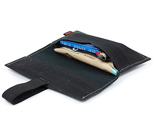SIMARU Tabaktasche Drehertasche aus stabilem Kork, ideal für deinen Drehtabak / Tabak, Tabakbeutel bzw. Tasche in vielen Farben erhältlich, Tabaketui für Herren und Damen - 3