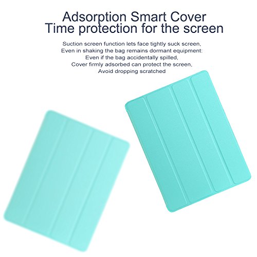 H  lle f  r iPad 2   iPad 3   iPad 4 CICMOD   Smartcover Case Tasche Schutzh  lle Etui Auto Aufwachen Schlaf Funktion mit Multi St  nder und Anti-Sto 