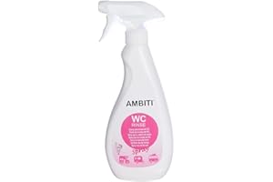 AMBITI | WC Rinse Spray 500 ml | Limpiador y Desifectador para la Taza del WC | Higiene y Frescor para Inodoros Portátiles, Caravanas y Autocaravanas