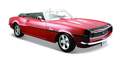 1968 Chevrolet Camaro SS 396 Blue Cnv 1:24 Diecast Car