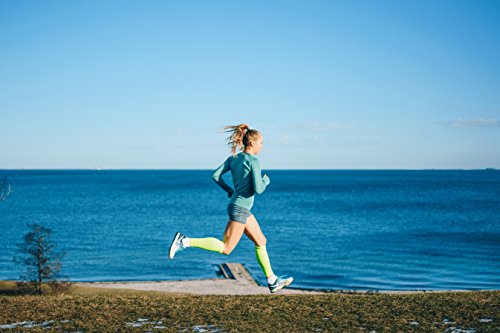 Waden-Kompressionsstrümpfe ohne Fuß von DANISH ENDURANCE® // Abgestufte Kompressionsstulpen für Männer & Frauen // Steigerung der Leistung, Schnelle Erholung, Bessere Blutzirkulation // Für alle Sportarten, Flugreisen, Krankenschwestern, Medizinische Zwecke // 1 Paar - 3