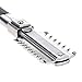 THR11 PRO DUAL Way HAIR SHAPER THINNING LAYER HAIR CUTTING RAZOR COMB + 5 RAZOR BLADES for Hairdressing scissor use SANDBROS