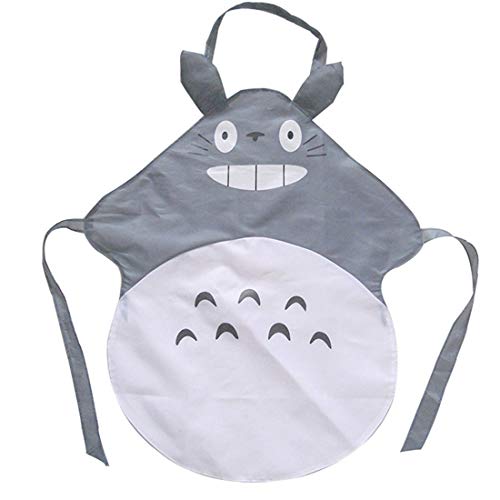ergeob® Studio Ghibli Mi Vecino Totoro Gray Apron Cocina schuerze Home Wear Cosplay