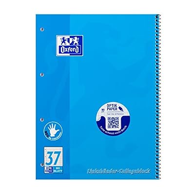 Hamelin GmbH Oxford Cahier, format A4 +, ligné, 80 feuilles pour gaucher