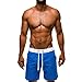Produktbild Zolimx Männer Hosen kurz,Herren Shorts, Übergröße Sport Gym Fitness Jogging Elastische Arbeiten Sie Herren Shorts Badehose Breathable Beach Surfing Running Water Hosen (Blau, XXXL)