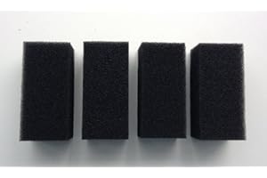 Finest-Filters - 4 schiume di ricambio per filtro interno 600 l/h (Hidom AP-1000L)