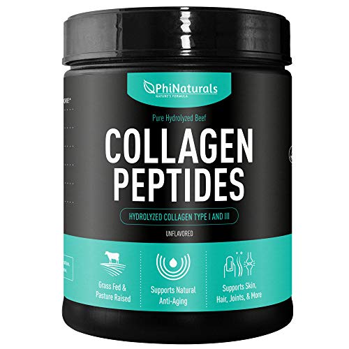 Hydrolyzed Collagen Peptides Protein Powder - Bovine Collagen Supplements - Kosher and Grass-Fed Beef - Non-GMO Keto and Paleo Friendly - Anti-Aging Proteins - Made in the USA [Unflavored]